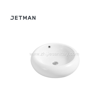 white colour round ceramic table top